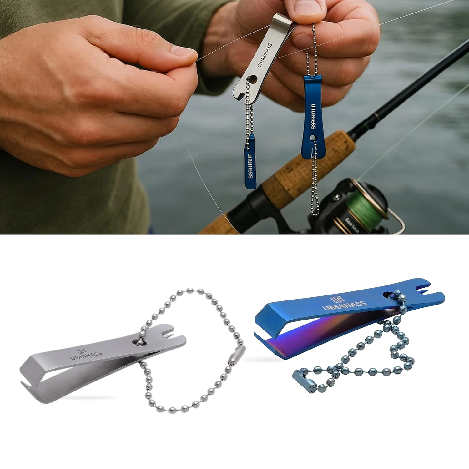 Fishing Line Nipper Cutter with Keychain ummahass