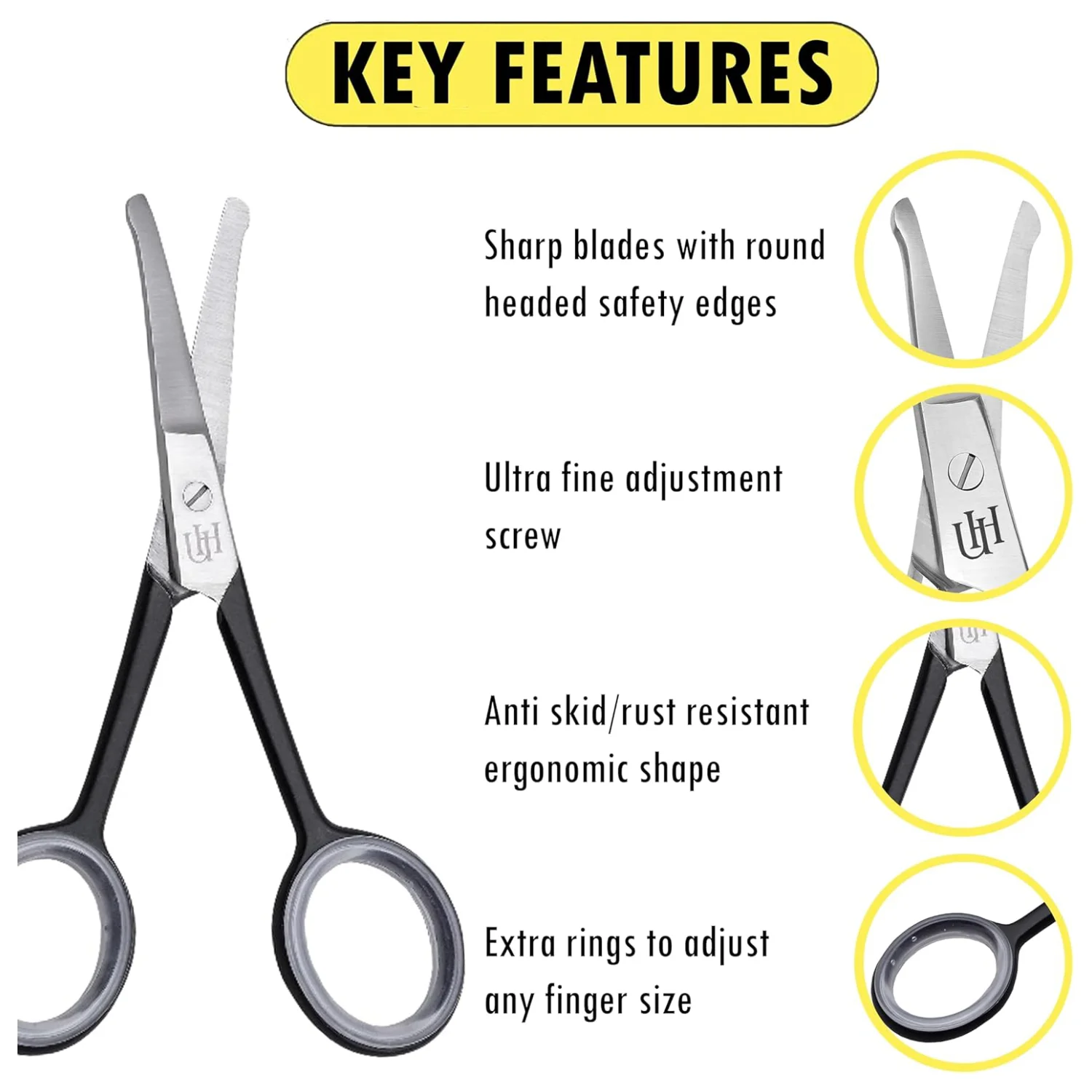 Premium Nose Hair Scissors amazon